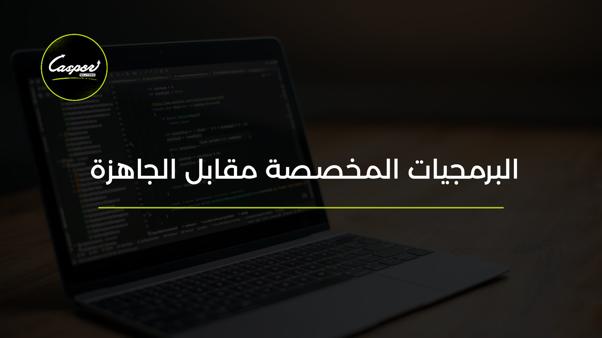 البرمجيات المخصصة مقابل الجاهزة