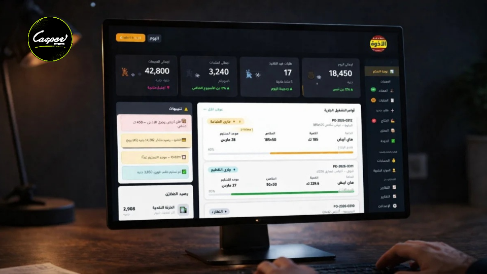 الأخوة للبلاستيك - نظام إدارة المصانع